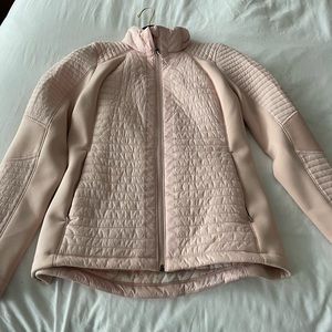 Callia Women’s fitted pale pink quilted jacket